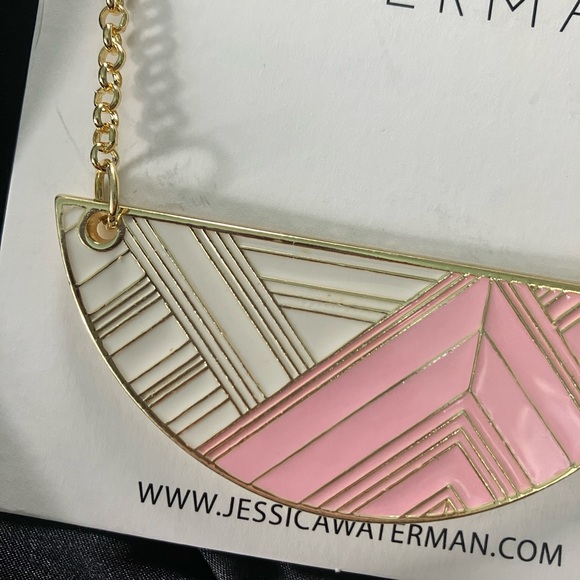 Jessica Waterman Semi Circle Trimscape Necklace Canadian Designer Jewelry - Picture 3 of 5